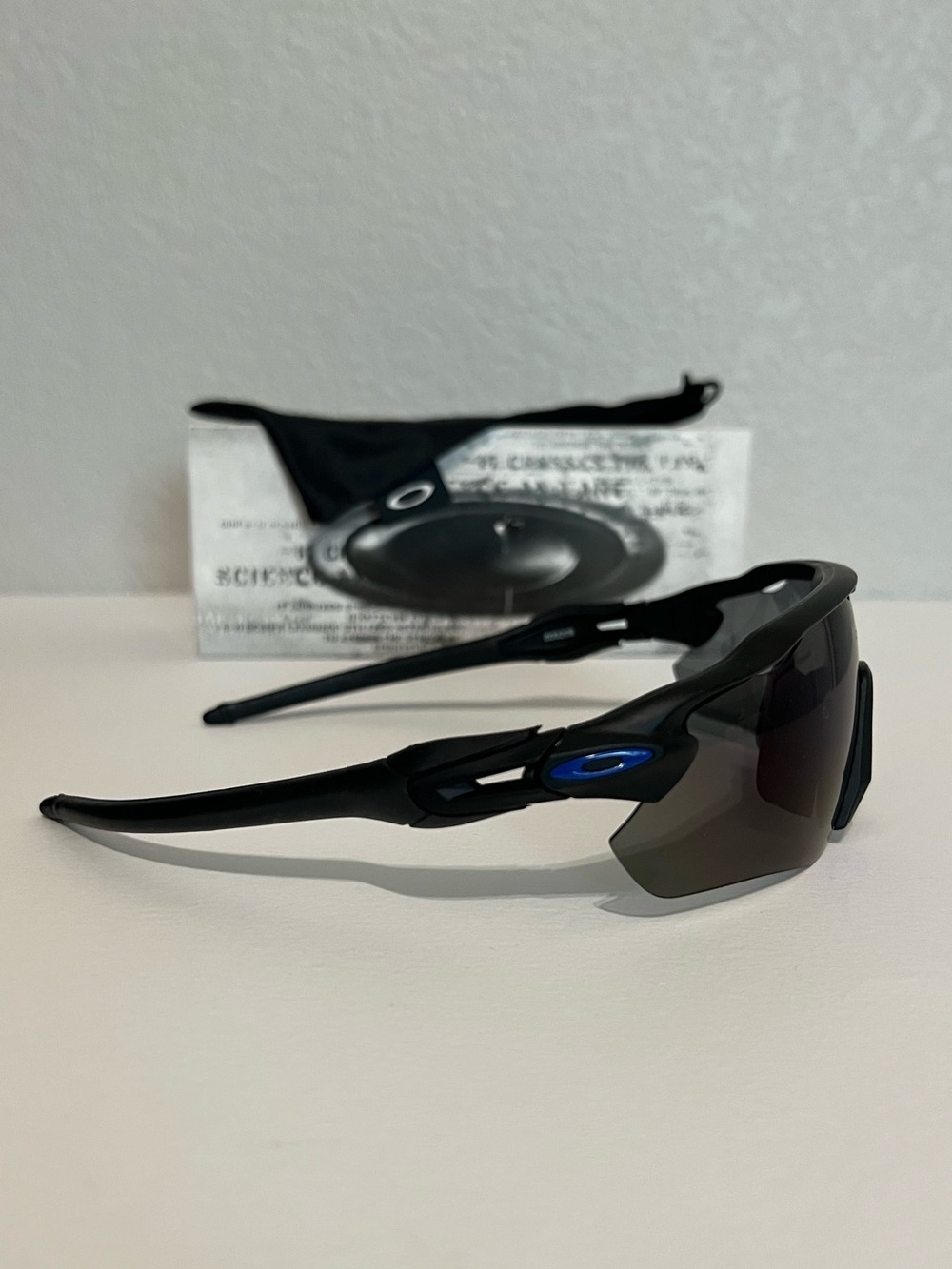 Oakley Radar Sapphire Iridium Sunglasses - Picture 7 of 8
